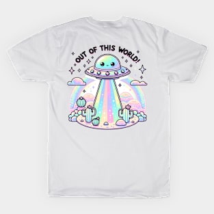 Out of this World Cute Pastel Kawaii UFO T-Shirt